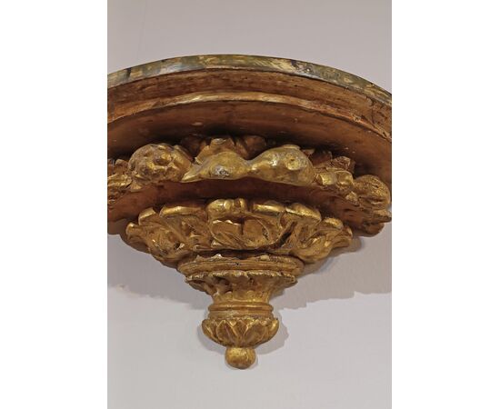 COPPIA DI MENSOLE NEOCLASSICHE FINE XVIII SECOLO