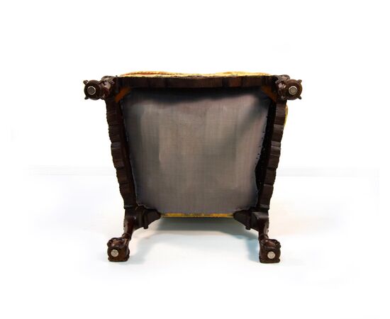 Mahogany armchair, England, 19th century