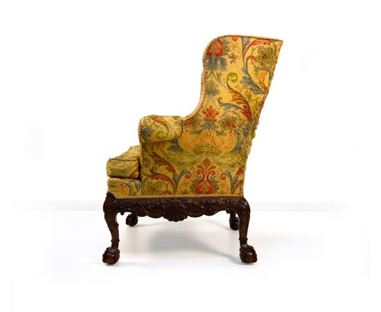 Mahogany armchair, England, 19th century