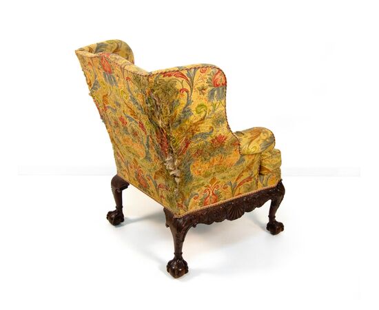 Mahogany armchair, England, 19th century