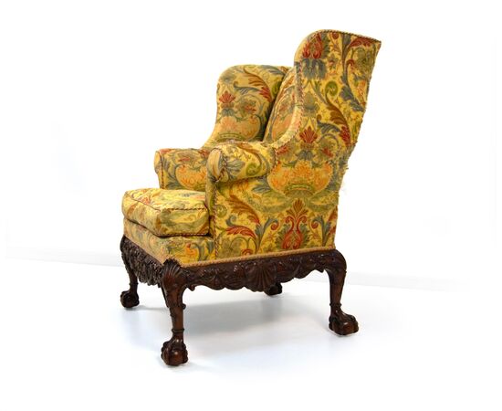 Mahogany armchair, England, 19th century