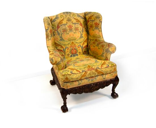 Mahogany armchair, England, 19th century