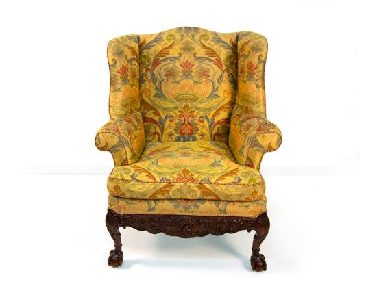 Mahogany armchair, England, 19th century