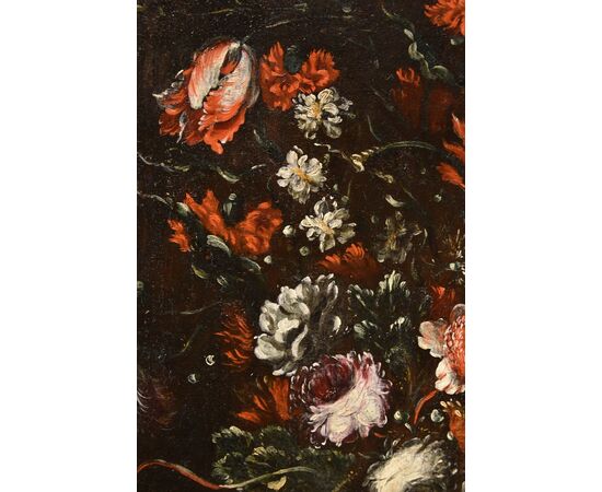 Floral composition in embossed vase, Francesca Volò Smiller (Milan, 1657 - 1700)