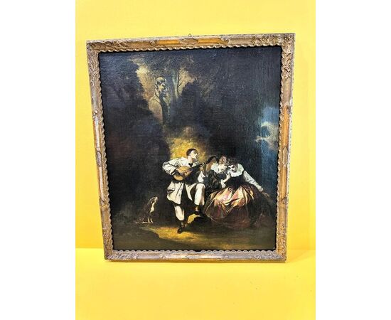 
Festa Galante – Dipinto ad oliosu tela, Scuola Francese (XIX secolo)