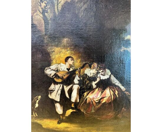 
Festa Galante – Dipinto ad oliosu tela, Scuola Francese (XIX secolo)