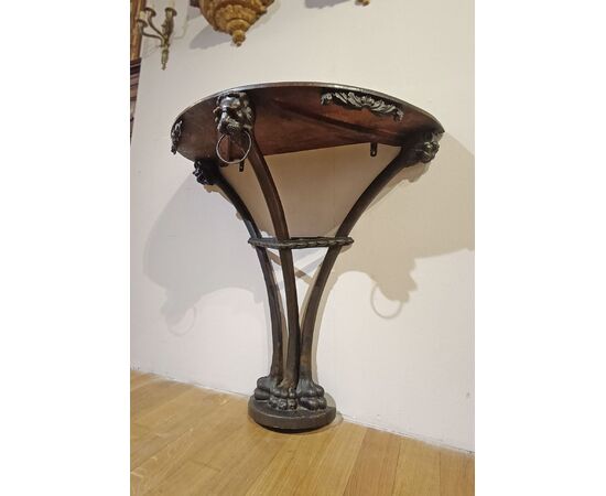 SOLID WALNUT CONSOLE, SECOND HALF OF THE 18TH CENTURY