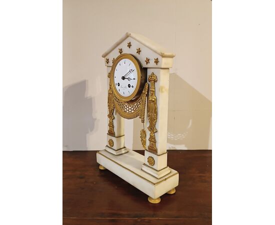 OROLOGIO A TEMPIETTO NEOCLASSICO FINE XVIII SECOLO