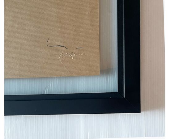 Es (so) - Serigraphy by Mario Schifano (Homs 1934 - Rome 1998)