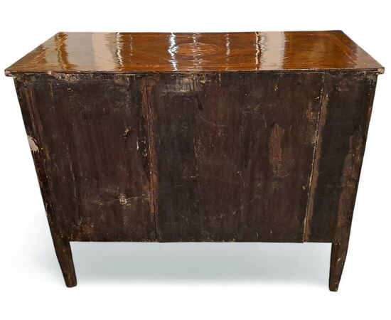 INLAID CHEST OF DRAWERS - LOMBARDY - LOUIS XVI
