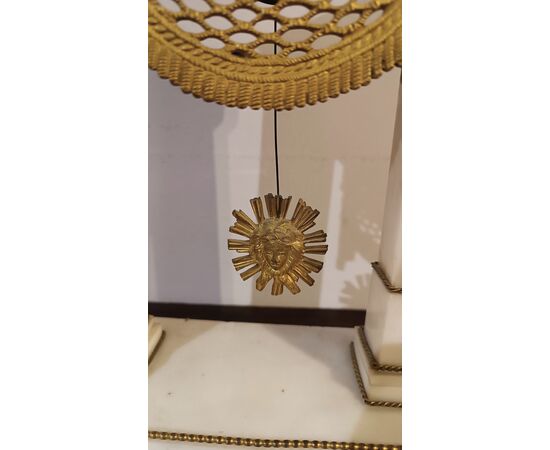 OROLOGIO A TEMPIETTO NEOCLASSICO FINE XVIII SECOLO