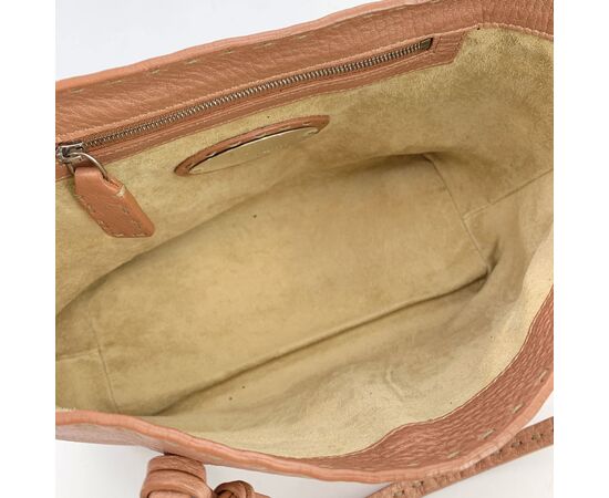 FENDI Borsa a Mano in Tela Col. Rosa S