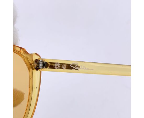 Occhiali da Sole Vintage in Acetato Col. Giallo