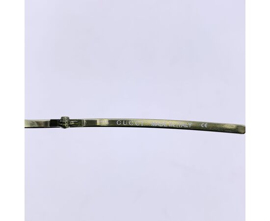 GUCCI Occhiali da Sole in Metallo Col. Verde