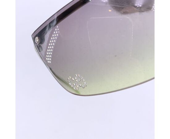 GUCCI Occhiali da Sole in Metallo Col. Verde