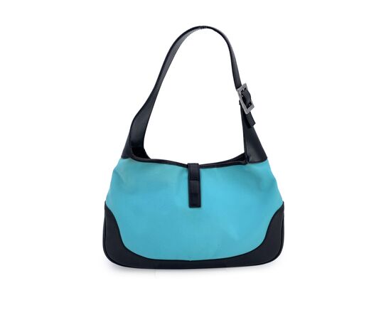 GUCCI Borsa Hobo in Tela Col. Turchese Jackie M