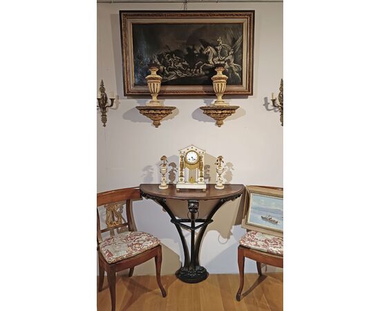 SOLID WALNUT CONSOLE, SECOND HALF OF THE 18TH CENTURY