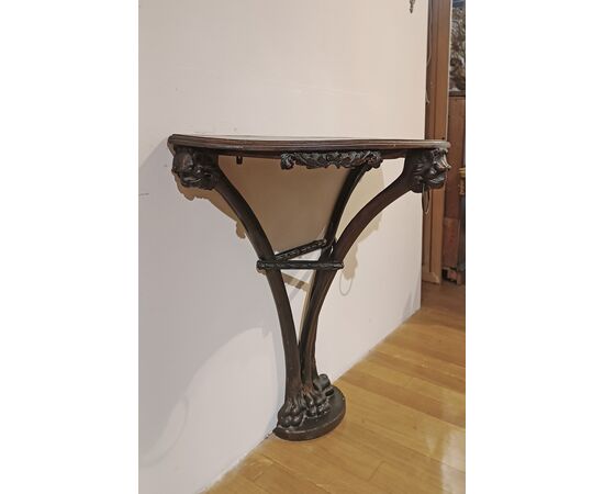SOLID WALNUT CONSOLE, SECOND HALF OF THE 18TH CENTURY