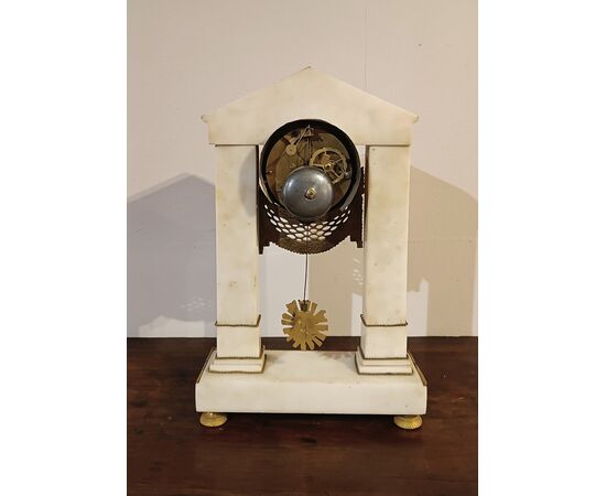 OROLOGIO A TEMPIETTO NEOCLASSICO FINE XVIII SECOLO