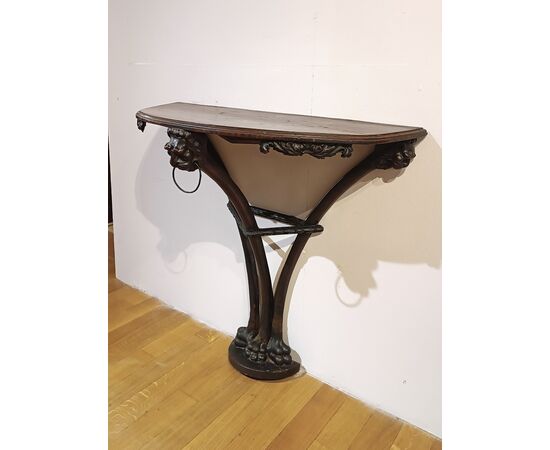 SOLID WALNUT CONSOLE, SECOND HALF OF THE 18TH CENTURY