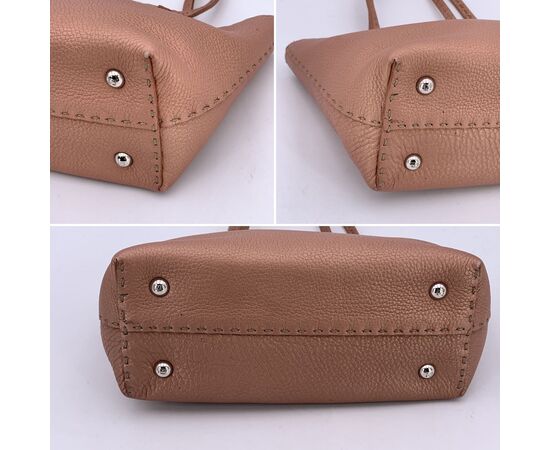 FENDI Borsa a Mano in Tela Col. Rosa S