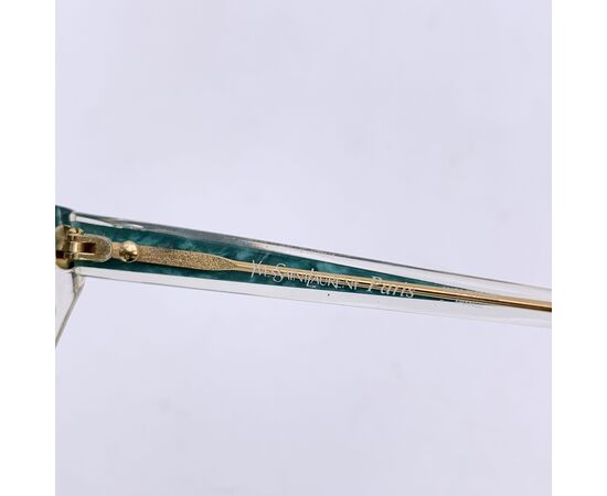 YVES SAINT LAURENT Occhiali da Sole Vintage in Acetato Col. Verde