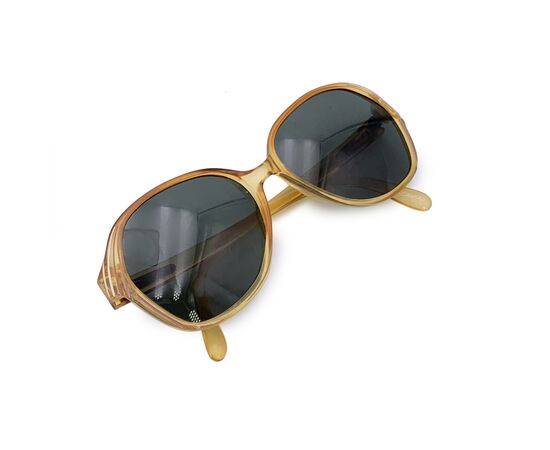 Occhiali da Sole Vintage in Acetato Col. Beige