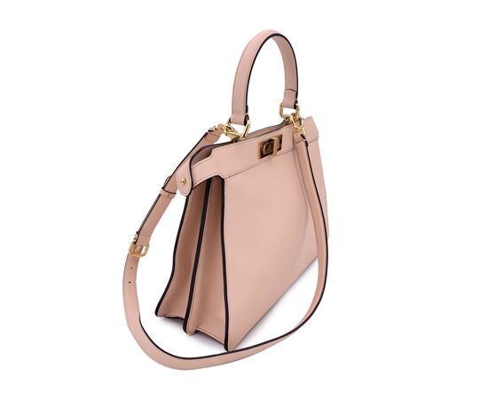 FENDI Borsa a Mano in Pelle Col. Rosa Peekaboo ISeeU M