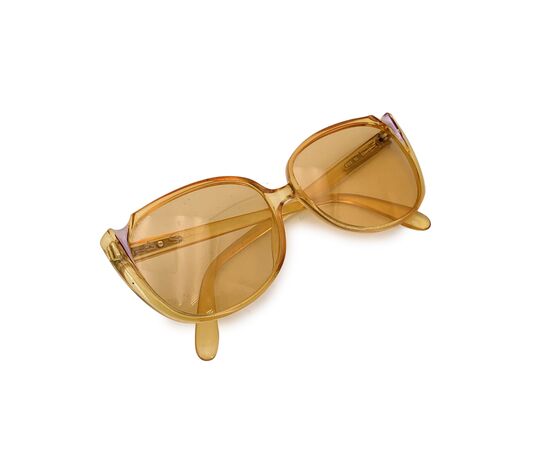 Occhiali da Sole Vintage in Acetato Col. Giallo