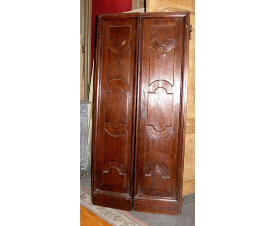 ptci428 door Bologna walnut, mis. h 210 cm x 100