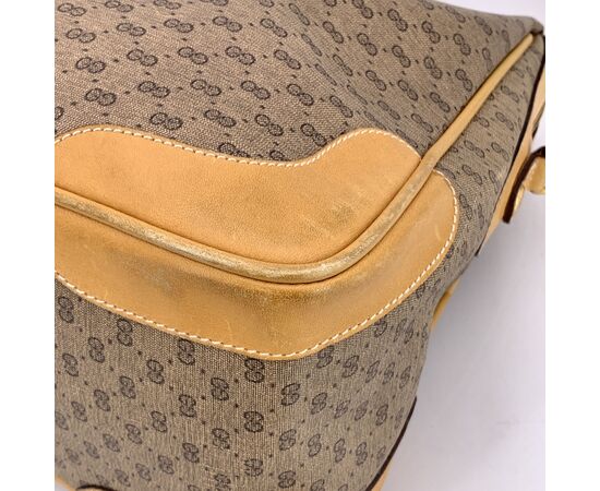 GUCCI Borsa a Mano Vintage in Tela Col. Beige M