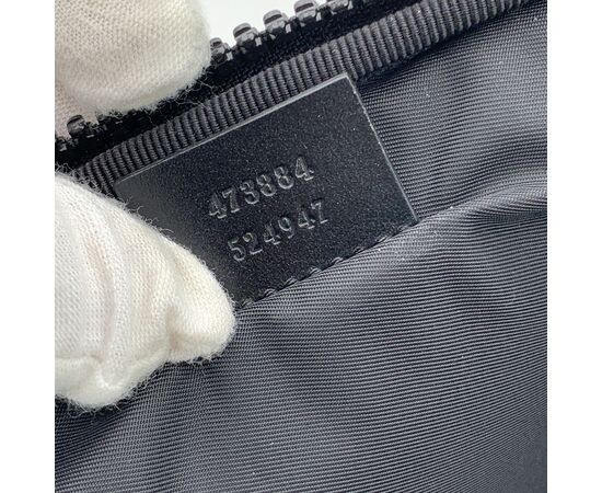 GUCCI Borsa Ventiquattrore in Tela Col. Nero M