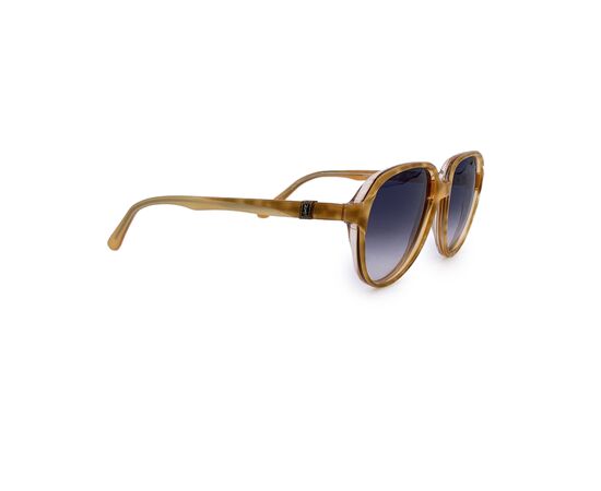 YVES SAINT LAURENT Occhiali da Sole Vintage in Acetato Col. Beige