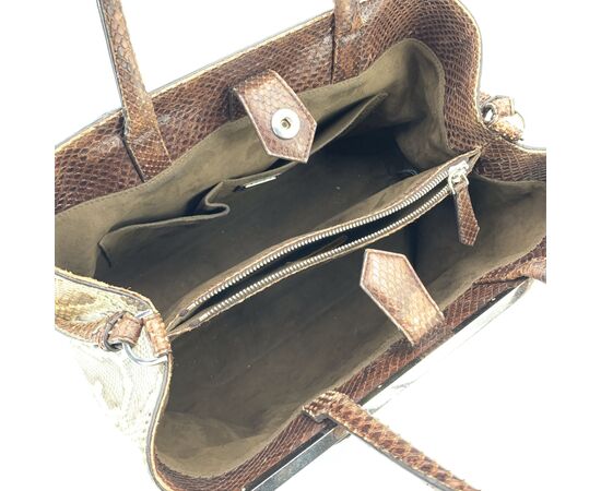 FENDI Borsa Shopper in Pelle Col. Marrone 2Jours M