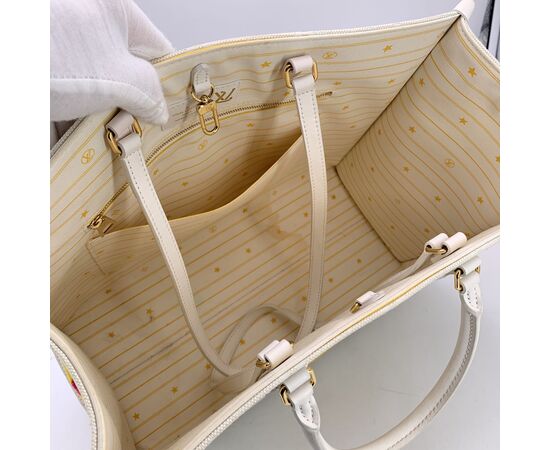 LOUIS VUITTON Borsa Shopper in Tela Col. Beige Onthego L