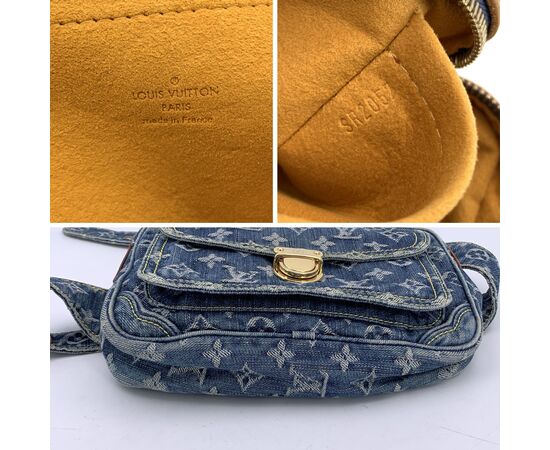 LOUIS VUITTON Borsa a Tracolla in Tela Col. Blu Bum Bag / Sac Ceinture S
