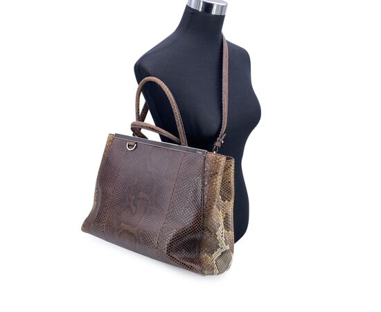 FENDI Borsa Shopper in Pelle Col. Marrone 2Jours M