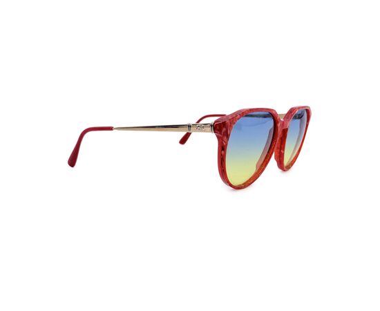YVES SAINT LAURENT Occhiali da Sole Vintage in Acetato Col. Rosso