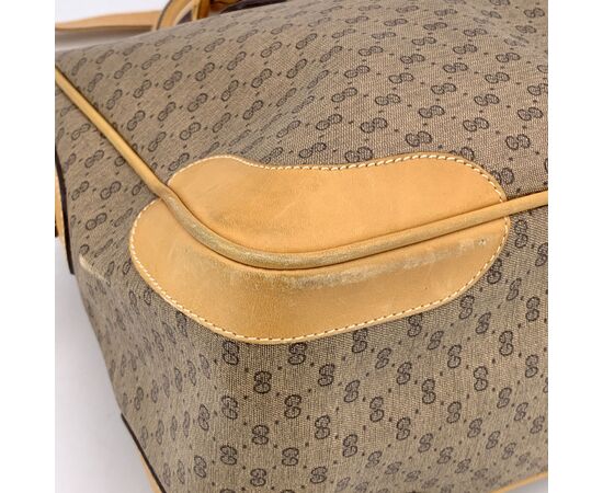 GUCCI Borsa a Mano Vintage in Tela Col. Beige M