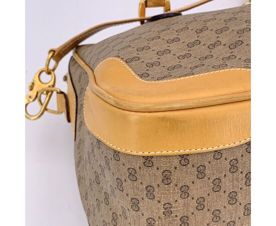 GUCCI Borsa a Mano Vintage in Tela Col. Beige M