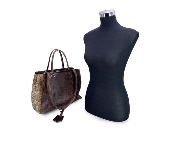 FENDI Borsa Shopper in Pelle Col. Marrone 2Jours M