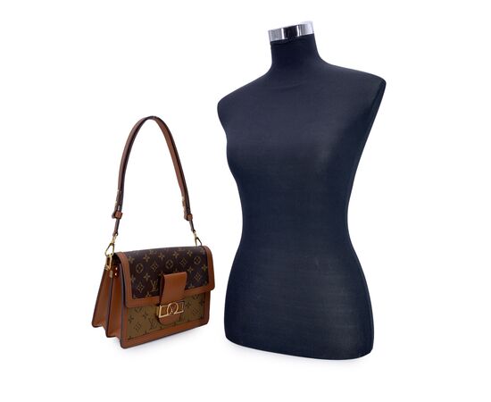 LOUIS VUITTON Borsa a Tracolla in Tela Col. Marrone Dauphine M