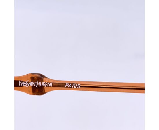 YVES SAINT LAURENT Occhiali da Sole Vintage in Acetato Col. Arancione