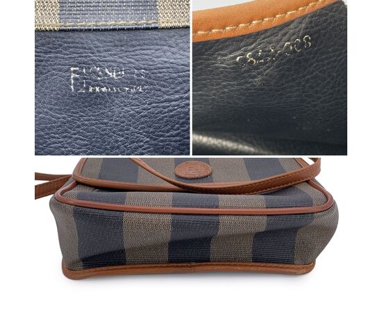 FENDI Borsa a Tracolla Vintage in Tela Col. Marrone S