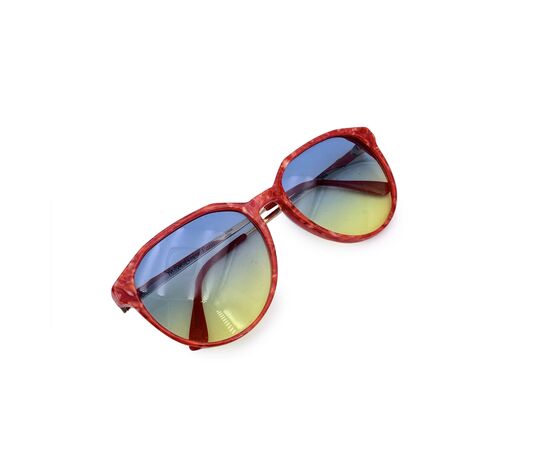 YVES SAINT LAURENT Occhiali da Sole Vintage in Acetato Col. Rosso
