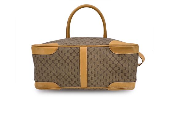 GUCCI Borsa a Mano Vintage in Tela Col. Beige M