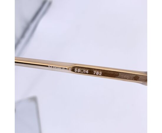 YVES SAINT LAURENT Occhiali da Sole Vintage in Acetato Col. Bianco