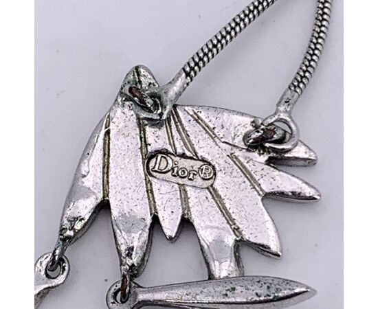 DIOR Collana Vintage in Metallo Col. Argento