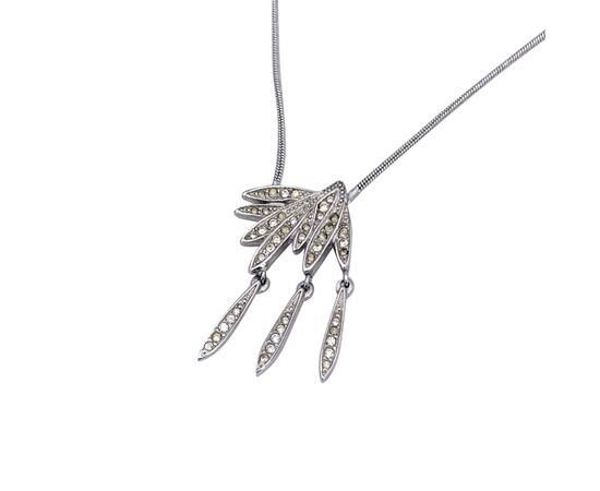 DIOR Collana Vintage in Metallo Col. Argento