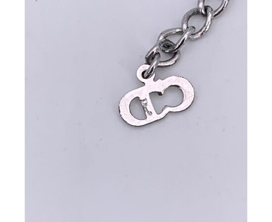 DIOR Collana Vintage in Metallo Col. Argento